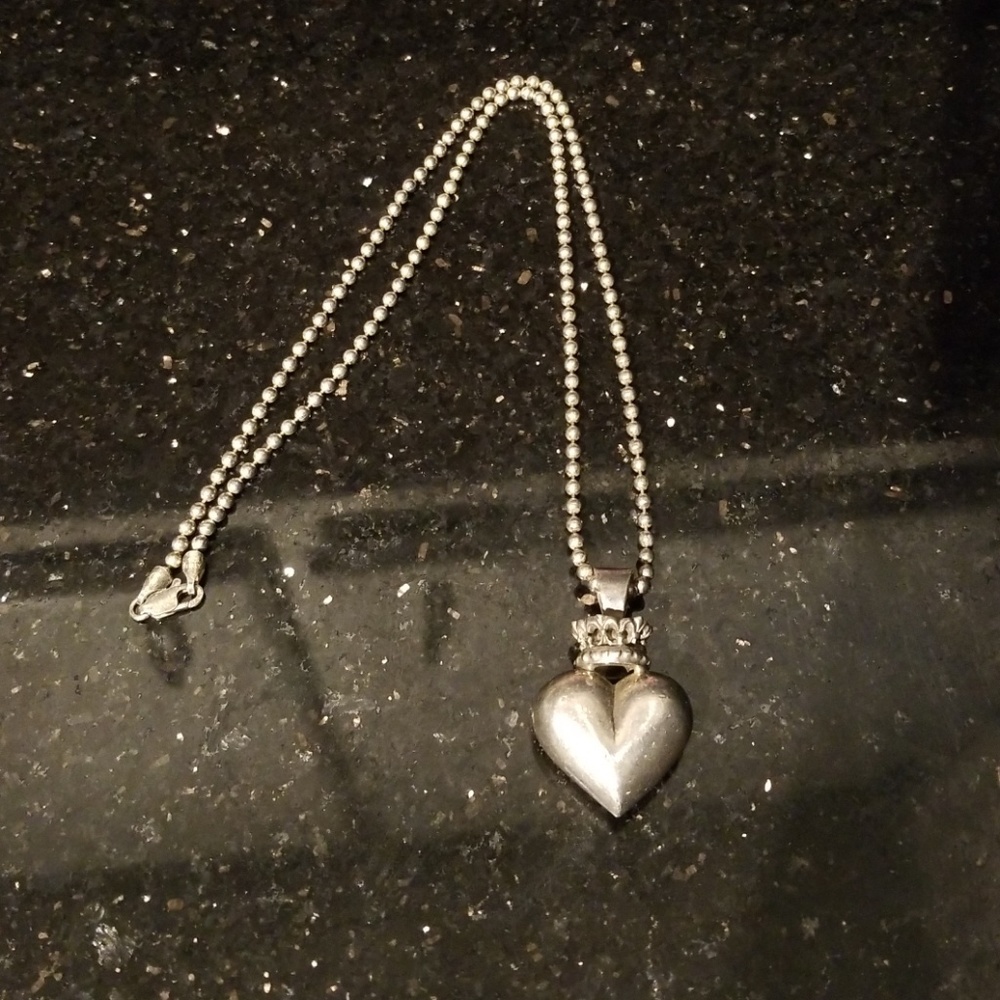 Queen Baby Heart Pendant Necklace
